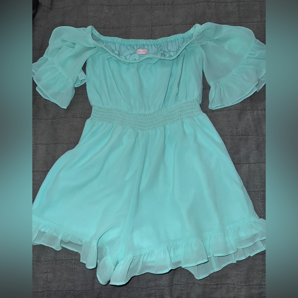 Pink Lily Medium Romper